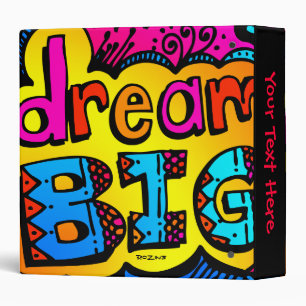 Classeur Illustration de la bande dessinée Dream Big Neon G