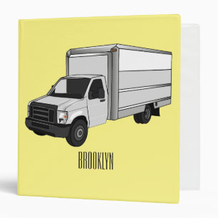 Classeur Illustration de la caricature du camion-boîte