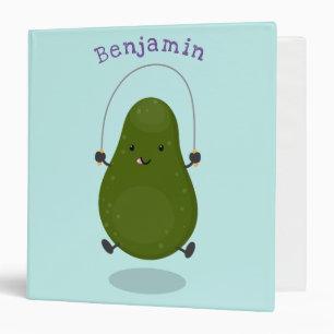 Classeur Illustration de la corde à sauter à l'avocat migno