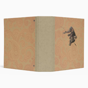 Classeur Illustration de la pêche des éléphants
