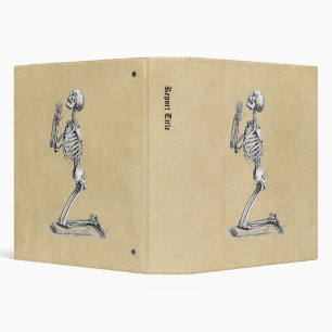 Classeur Illustration de l'anatomie du squelette