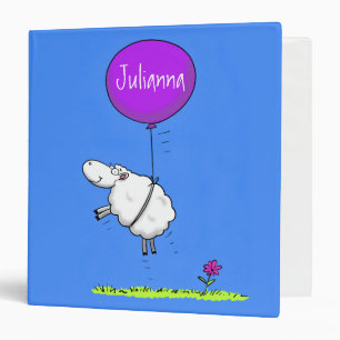 Classeur Illustration de l'humour en ballons de mouton mign