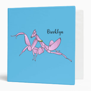 Classeur Illustration de l'orchidée mante