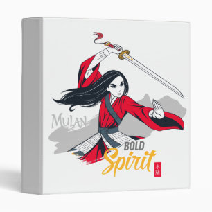Classeur Illustration de Mulan "Bold Spirit"