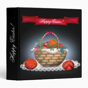 Classeur Illustration de Pâques, oeufs de Pâques, Fêtes de