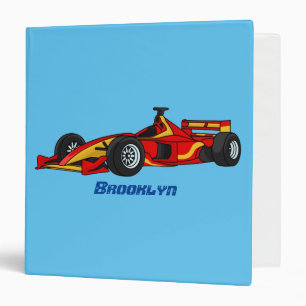 Classeur Illustration de voitures de course à grande vites
