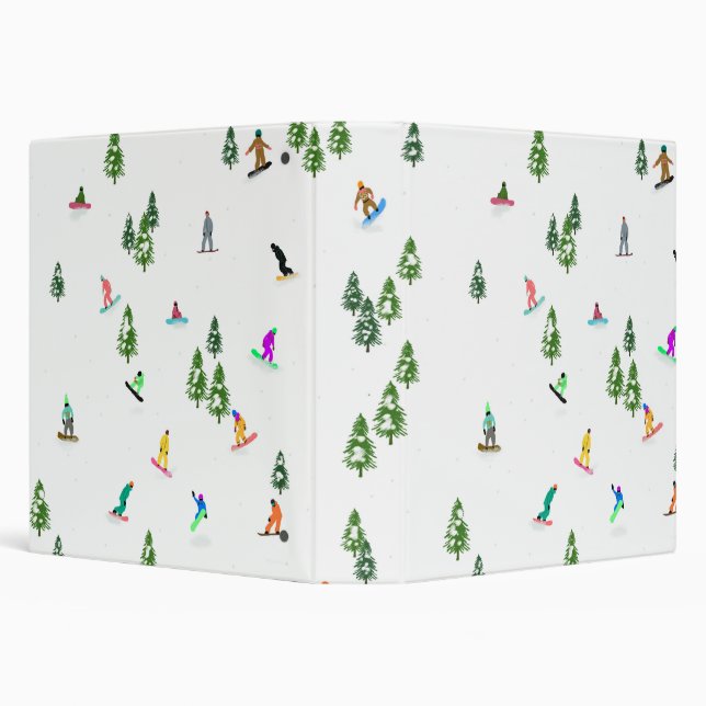 Classeur Illustration du snowboard des Snowboarders (Arrière-plan)