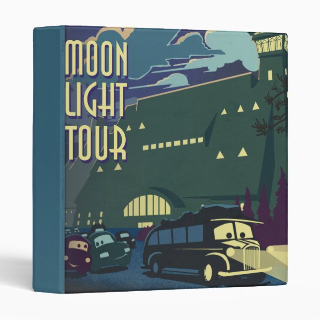 Classeur Illustration du tour léger de la lune (Devant/Côté)