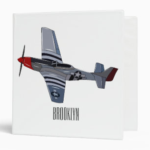 Classeur Illustration d'un avion de chasse-bombardier
