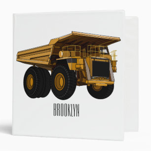 Classeur Illustration d'un camion à grande échelle