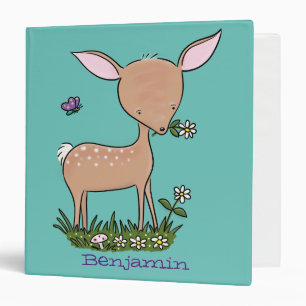 Classeur Illustration d'une jolie dessin de cerf de bébé he