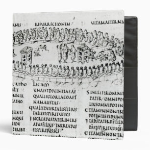 Classeur Illustration d'une scène d'un des psaumes
