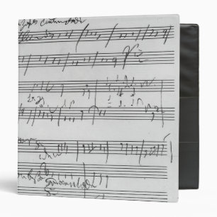 Classeur Illustration musicale manuscrite
