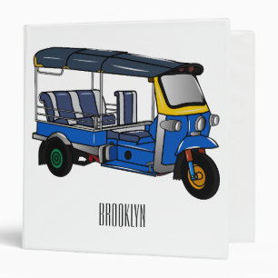 Classeur Illustration Tuk tuk