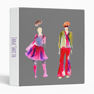 Classeur Illustrations de mode figures art aquarelle