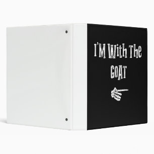 Classeur I'm With Goat Halloween Costume Funny