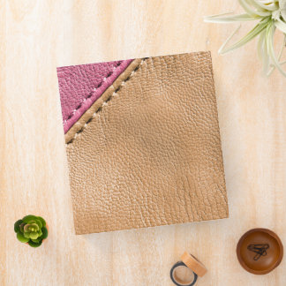 Classeur image de composition en cuir