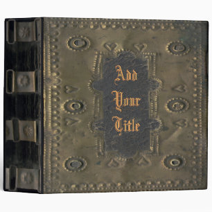 Classeur Image de cru, couverture de livre affligée