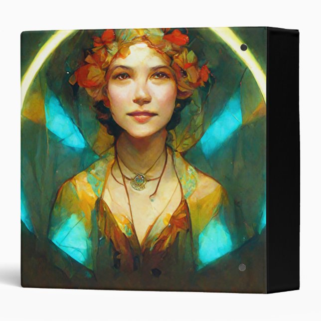 Classeur Imaginaire Art Nouveau Lumière (Dos/Côté)