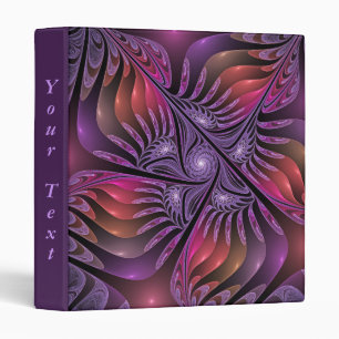 Classeur Imaginaire coloré Abstrait Art Moderne Violet Text