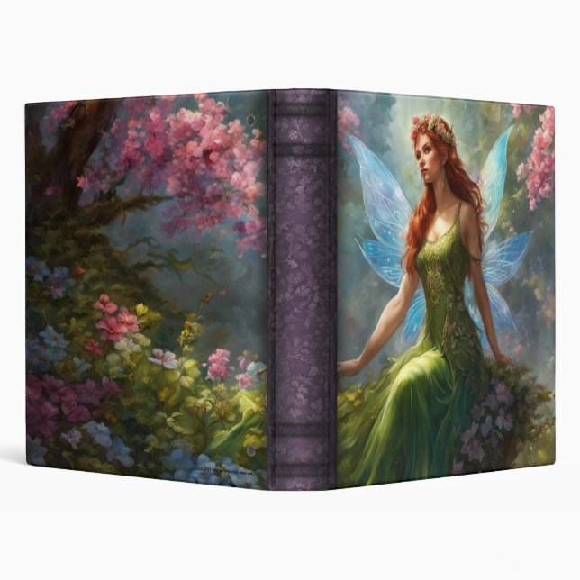 Classeur Imaginaire de fée n° 4 Beaux-Arts Faux Cuir (Arrière-plan)