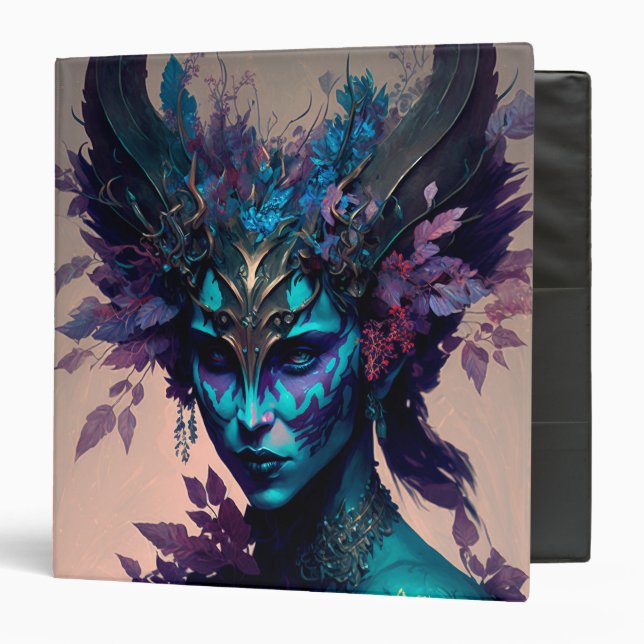 Classeur Imaginaire Elfe foncé (Devant/Intérieur)