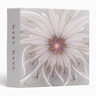 Classeur Imaginaire floral, Abstrait Pastel moderne texte