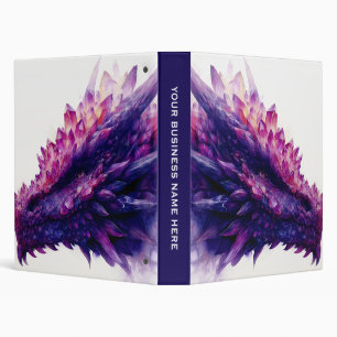 Classeur Imaginaire mystique Améthyste cristal Dragon Bête