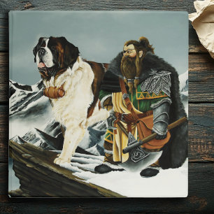 Classeur Imaginaire nain Saint Bernard Dog