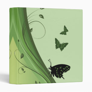 Classeur Imaginaire papillon vert