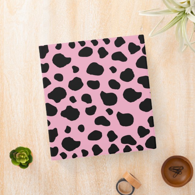 Classeur Impression de vache, Motif de vache, Spots de vach (In Situ)