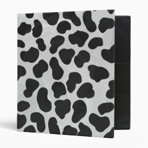 Classeur Impression noire et blanche dalmate