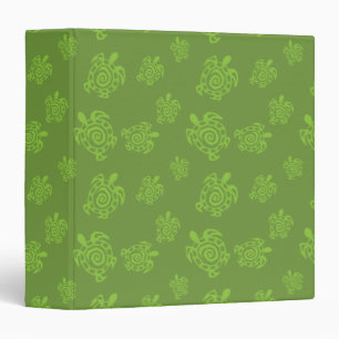 Classeur Impression Tortue Verte