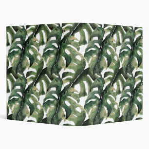 Classeur Impression tropicale en aquarelle