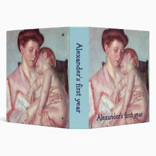 Classeur Impressionnisme vintage, Bébé endormi par Mary Cas