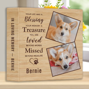 Classeur In Love Mémoire Chien Animaux de compagnie Memoria