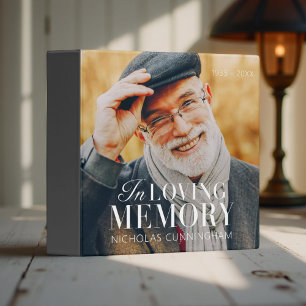 Classeur In Love Memory Modern Elegant Photo Memorial