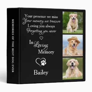 Classeur In Love Memory Pet Memorial Photo Album