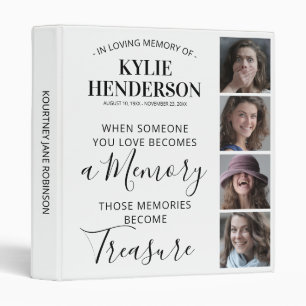 Classeur In Love Memory Photo Memorial Album 3 Ring Binde