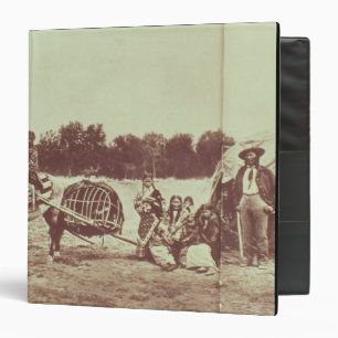 Classeur Indiens de Cheyenne sur le mouvement, 1878 (photo
