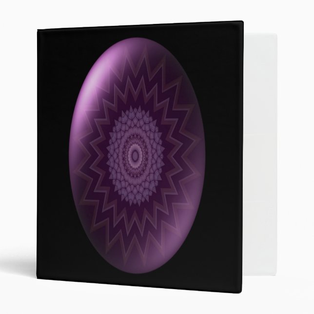 Classeur Indigo Chakra (Devant/intérieur)