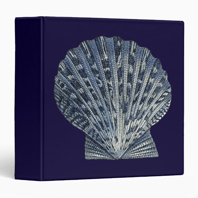 Classeur Indigo Shells VIII (Devant/Côté)