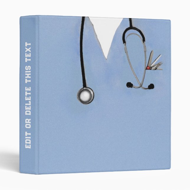 Classeur Infirmière (Devant/Côté)