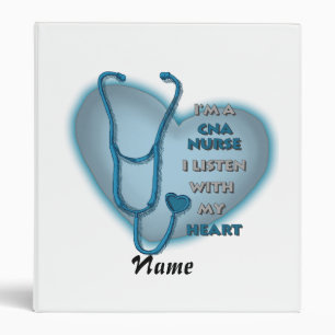 Classeur Infirmière CNA Blue Heart