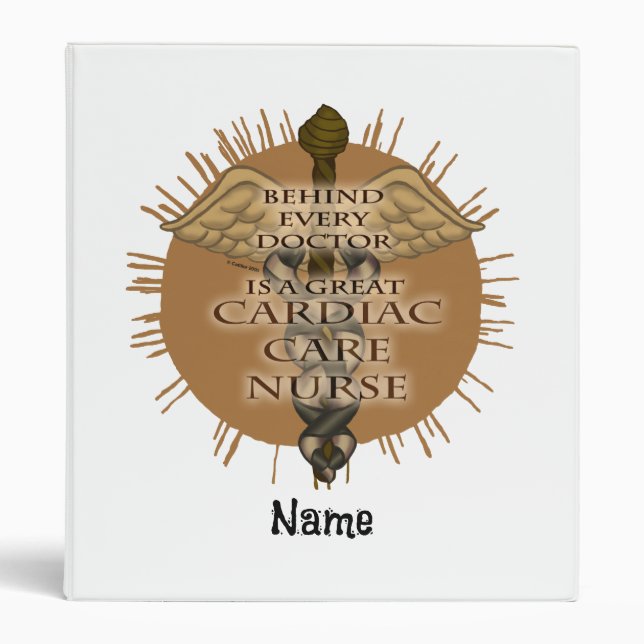 Classeur Infirmière en soins cardiaques (Devant)