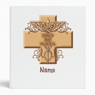 Classeur Infirmière Orn caduceus
