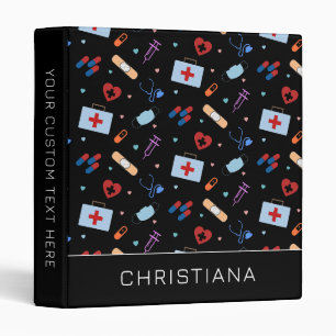 Classeur Infirmière RN personnalisée   Docteur Motif Médica