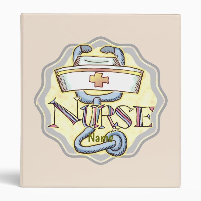Classeur Infirmière stéthoscope (Devant)