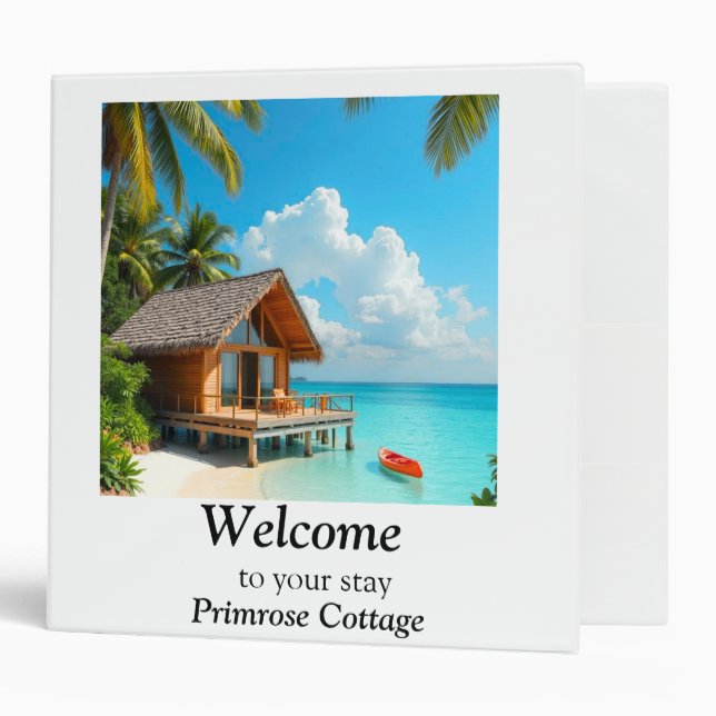 Classeur Infos clients essentielles Organisateur de maisons (Devant/intérieur)