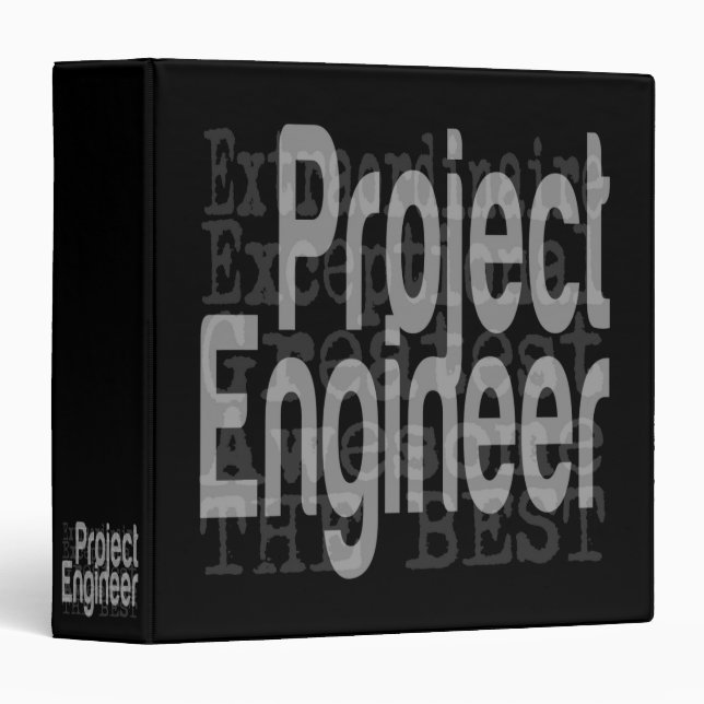 Classeur Ingénieur de projet Extraordinaire (Devant/Côté)